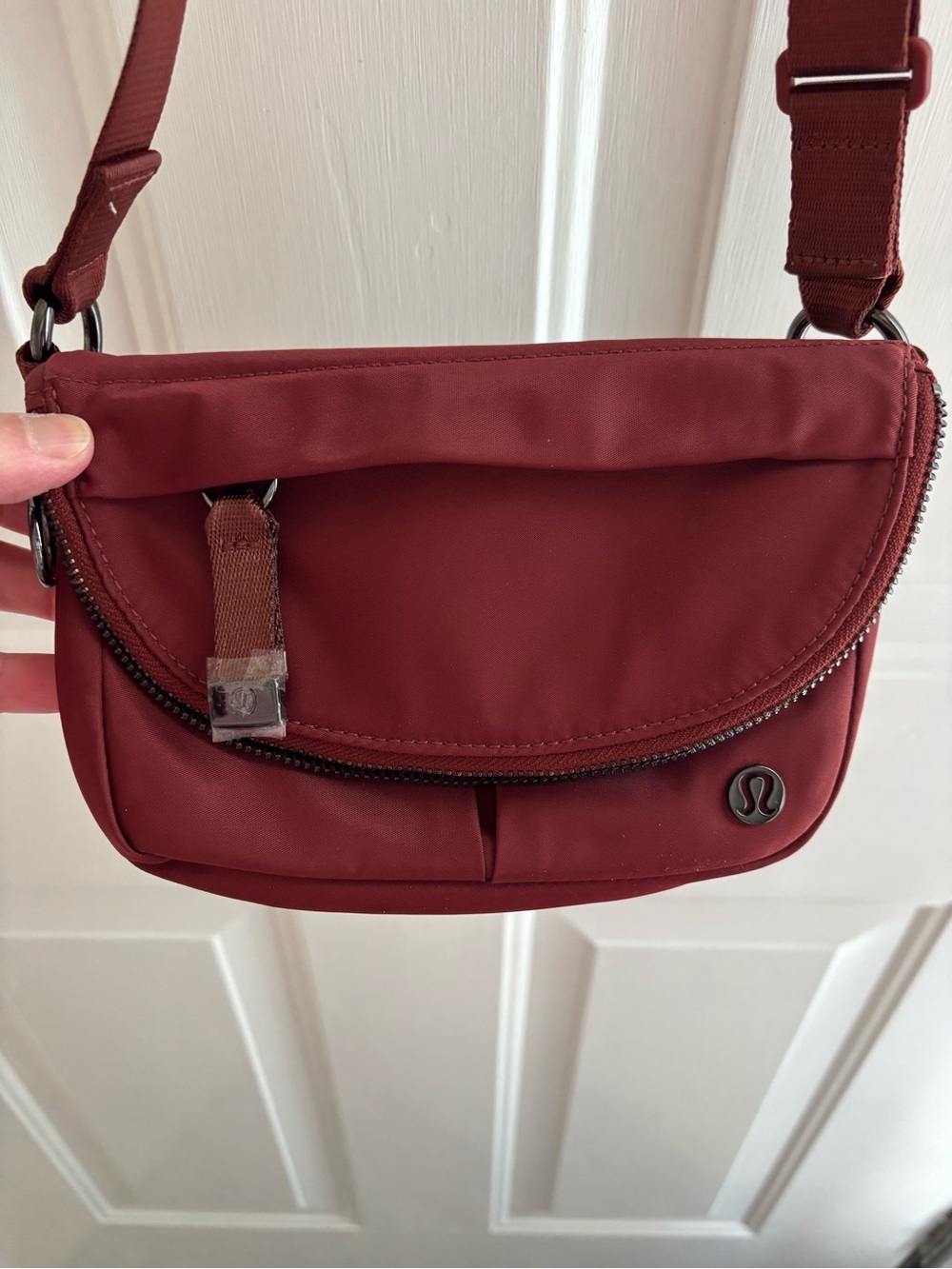 Lululemon Small Crossbody Bag in Burgundy Red